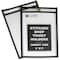 C-Line Products Shop Ticket Holder, Stitched, 6"x9", 25/BX, Clear Vinyl 25PK CLI46069 - alternate 1